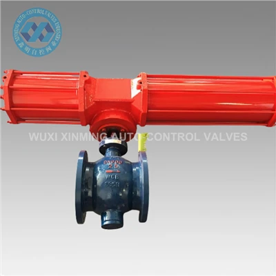 Одноактивна та подвійна дію AW Scotch Yoke Pneumatic Actuators